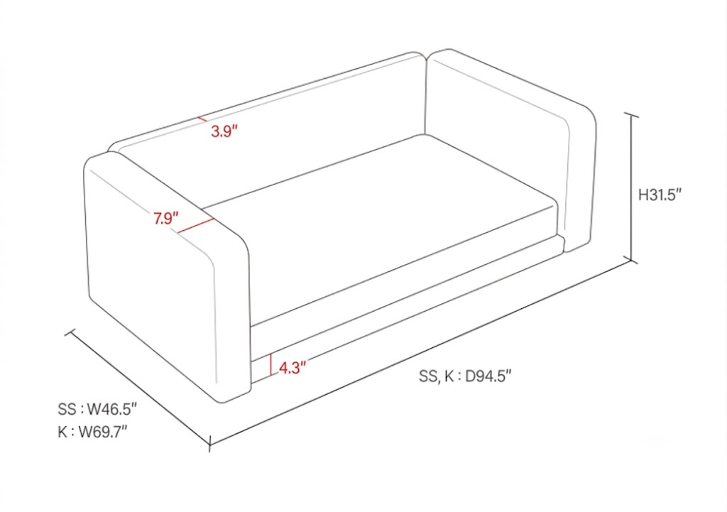 BEAN BED WITH DOOR